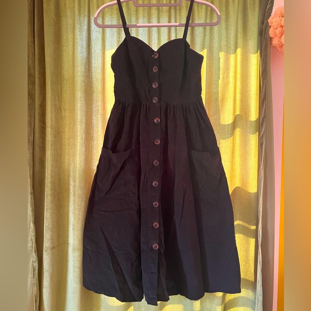 Urban Outfitters empire waist button down dress